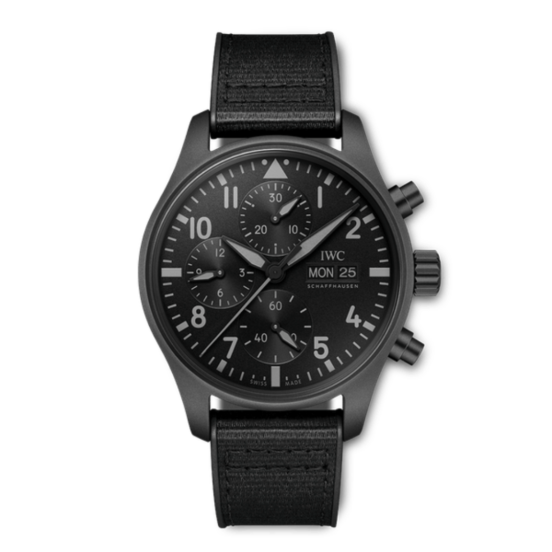 Relógio IWC Pilot Chrono Top Gun Ceratanium 41mm - IW388106