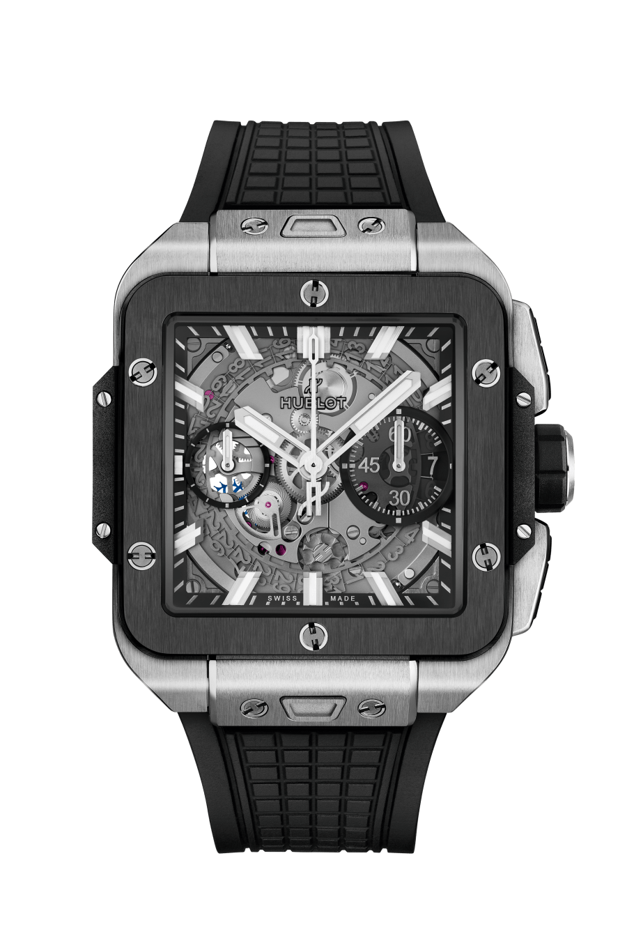 Relógio Hublot Square Bang Unico Titanium Ceramic 42mm - 821.Nm
