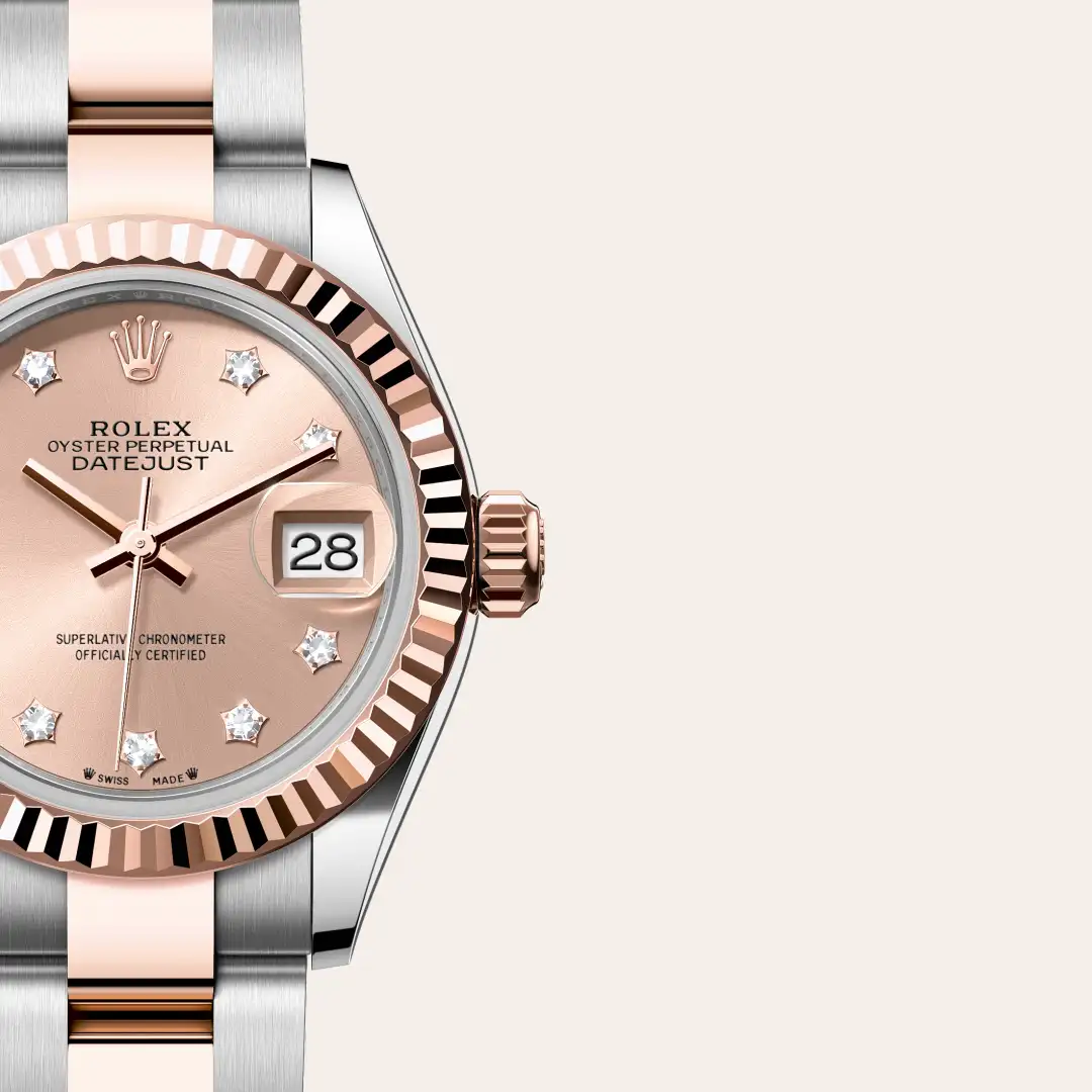 Rolex Lady-Datejust Rolesor Everose – combinação de aço