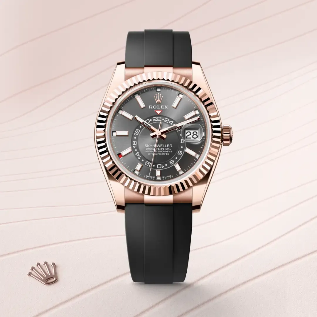 Rolex Sky-Dweller Ouro Everose 18 quilates, M336235-0004 | Frattina