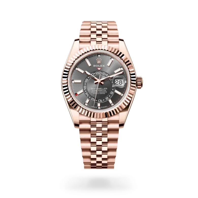 Rolex Sky-Dweller Ouro Everose 18 quilates, M336935-0008 | Frattina