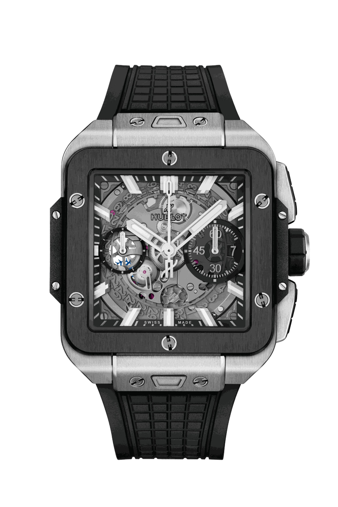 Relógio Hublot Square Bang Unico Titanium Ceramic 42mm - 821.Nm