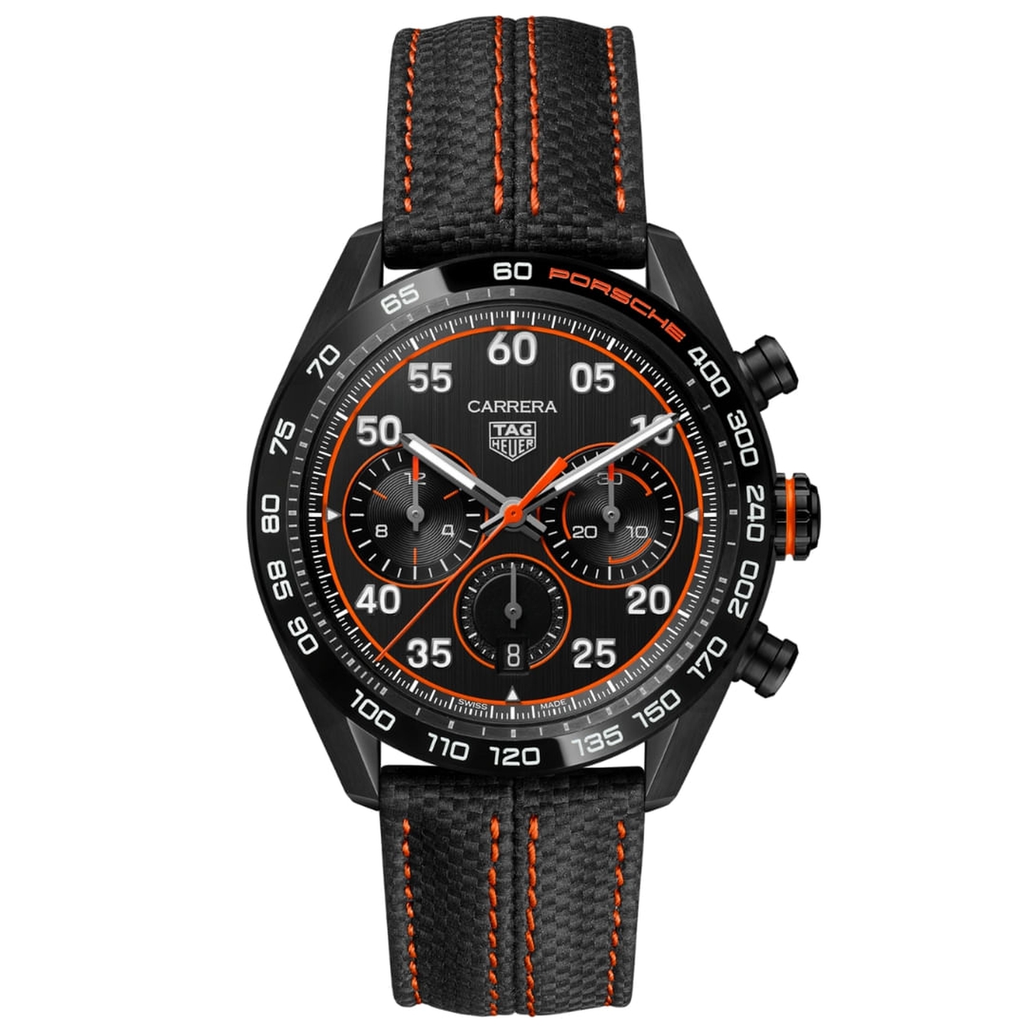 Relógio TAG Heuer Carrera Chronograph x Porsche Orange Racing