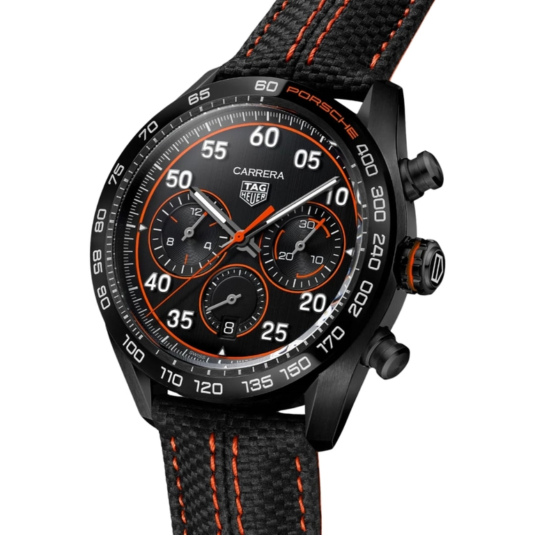 【tomo】バッチフラワー クランベリー ブラックカラント オレンジセット Relógio TAG Heuer Carrera Chronograph x Porsche Orange Racing