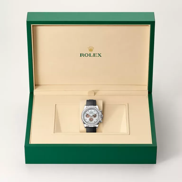 s*e様 ROLEX COSMOGRAPH 掛時計 ホワイト Rolex Cosmograph Daytona ouro branco 18 quilates, M126589RBR-0001