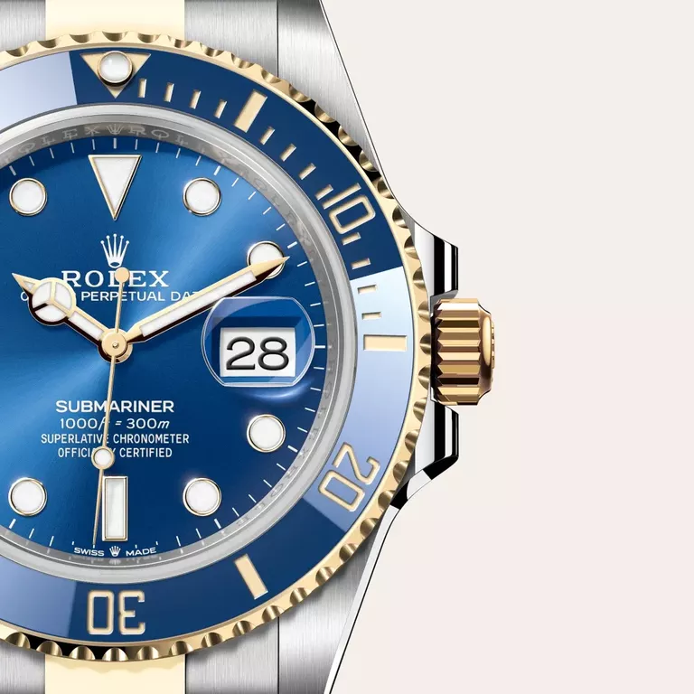 Rolex Submariner Date Rolesor amarelo – combinação de aço