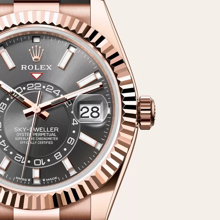 Rolex Sky-Dweller Ouro Everose 18 quilates, M336235-0004 | Frattina